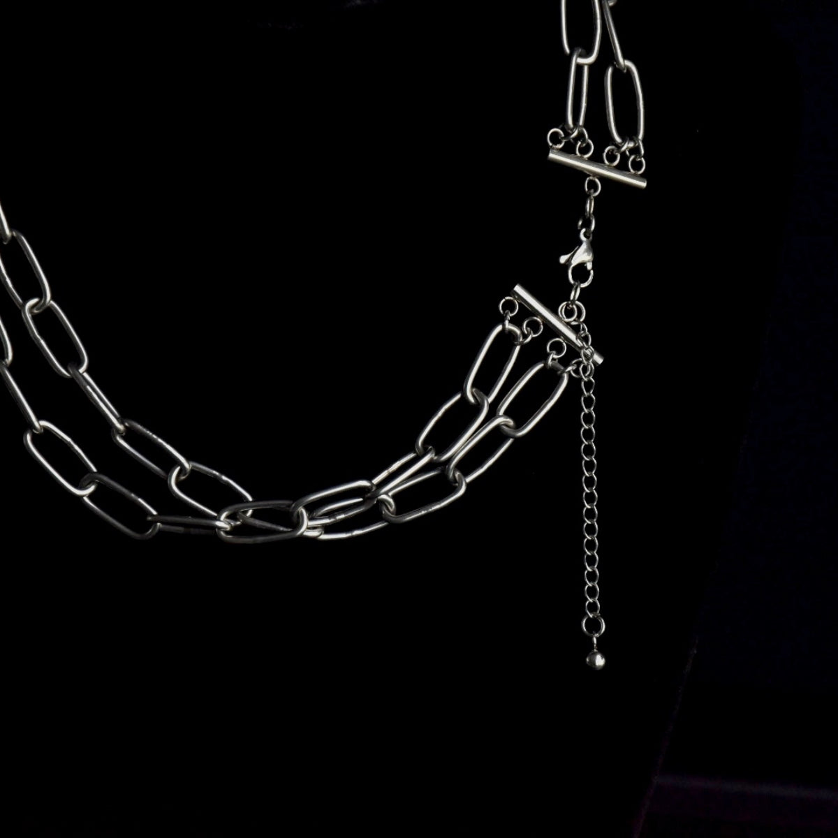 Double Chain Stainless Steel Choker