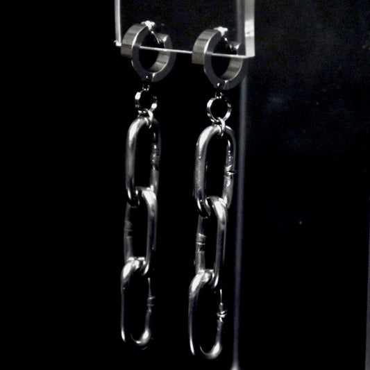 Chucky Chain Stainless Steel Earrings