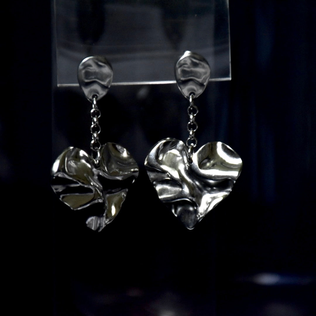Heart Drop
Stainless Steel Earrings