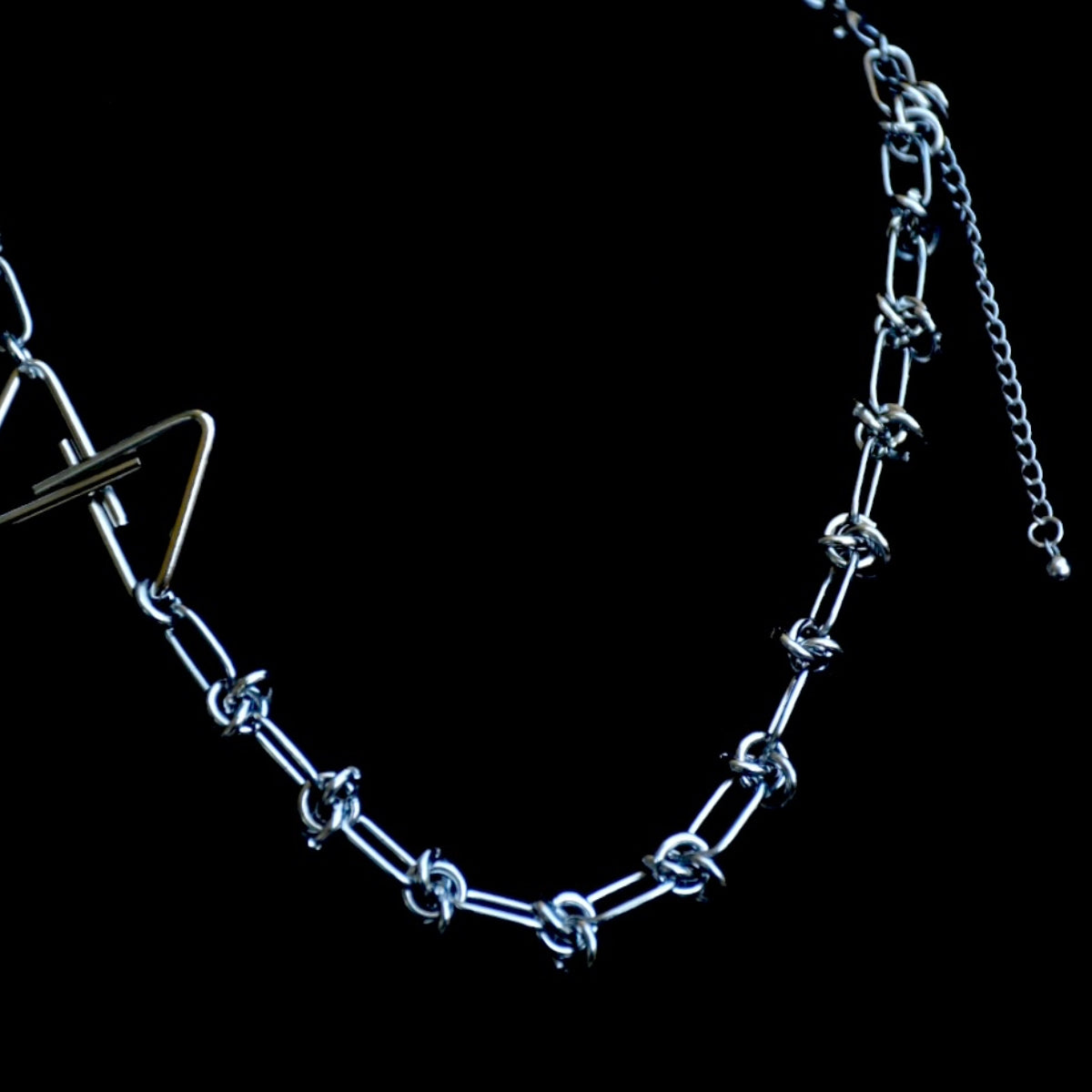 ‘Solve Me’ Barbed Stainless Steel Necklace