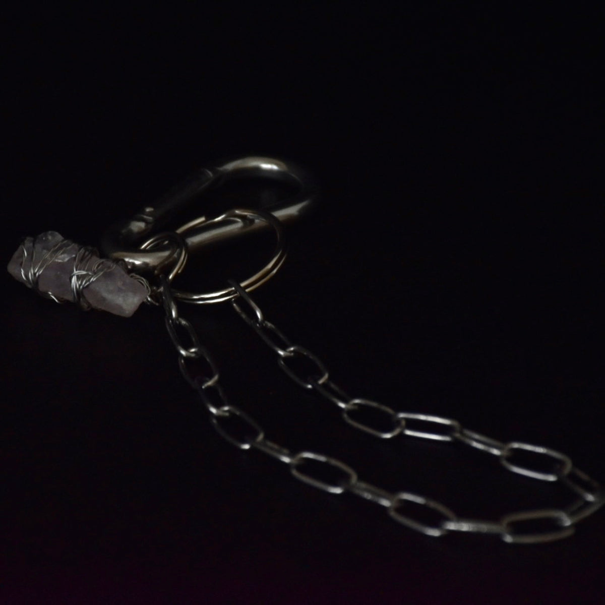 Rose Quartz Carabiner