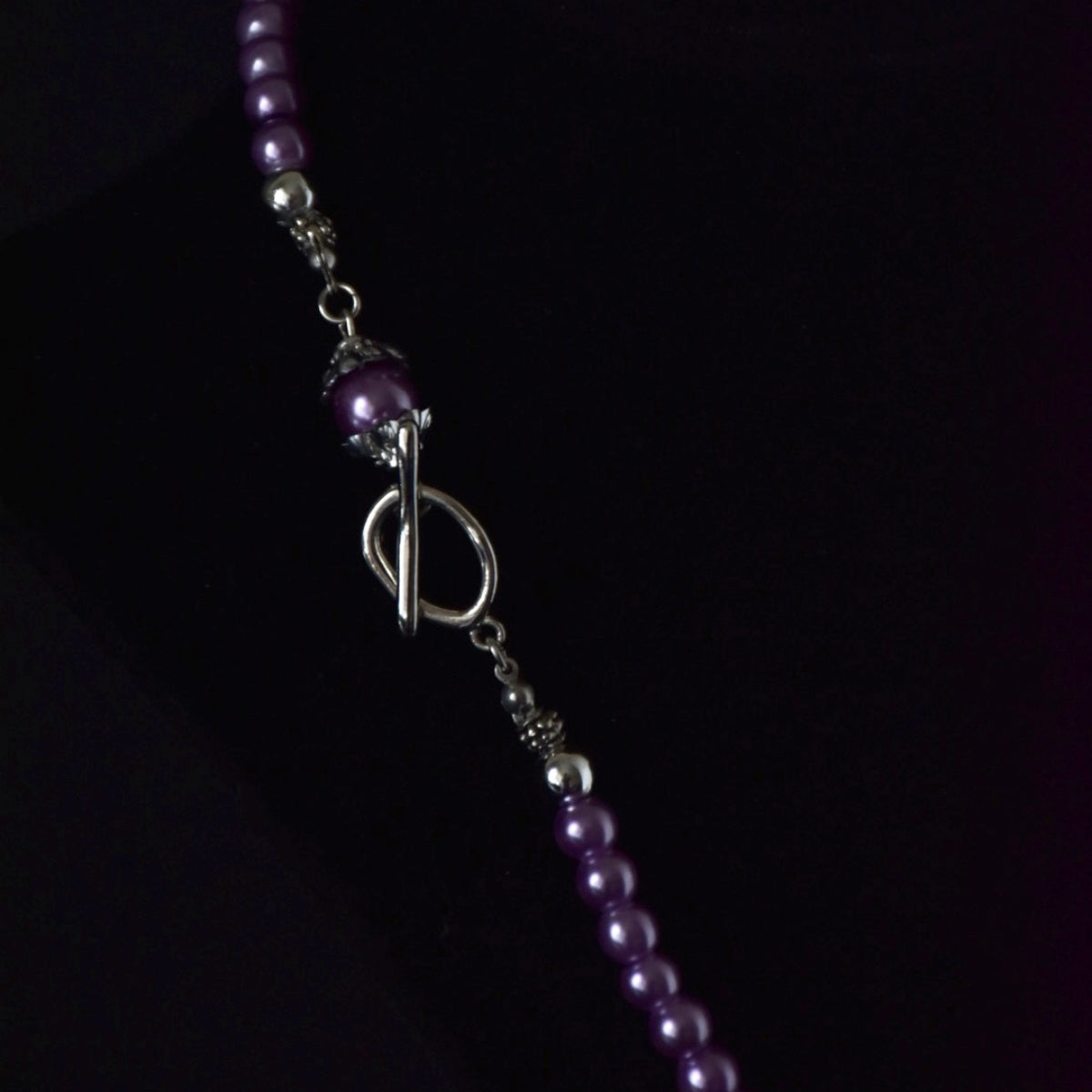 Versatile Purple Bead Thread-Through
