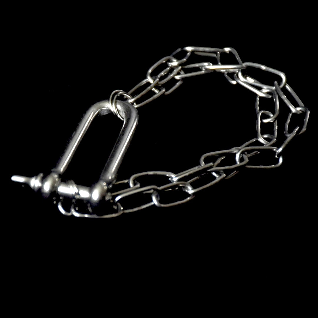 Screw-on Clip Chain Stainless Steel Bracelet
