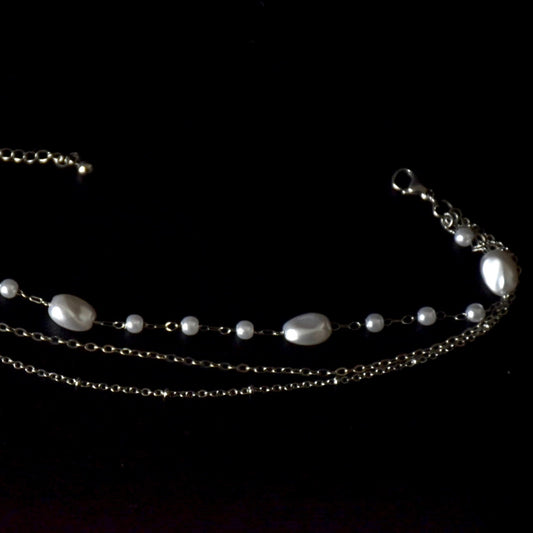 Triple Chain Stainless Steel Bracelet