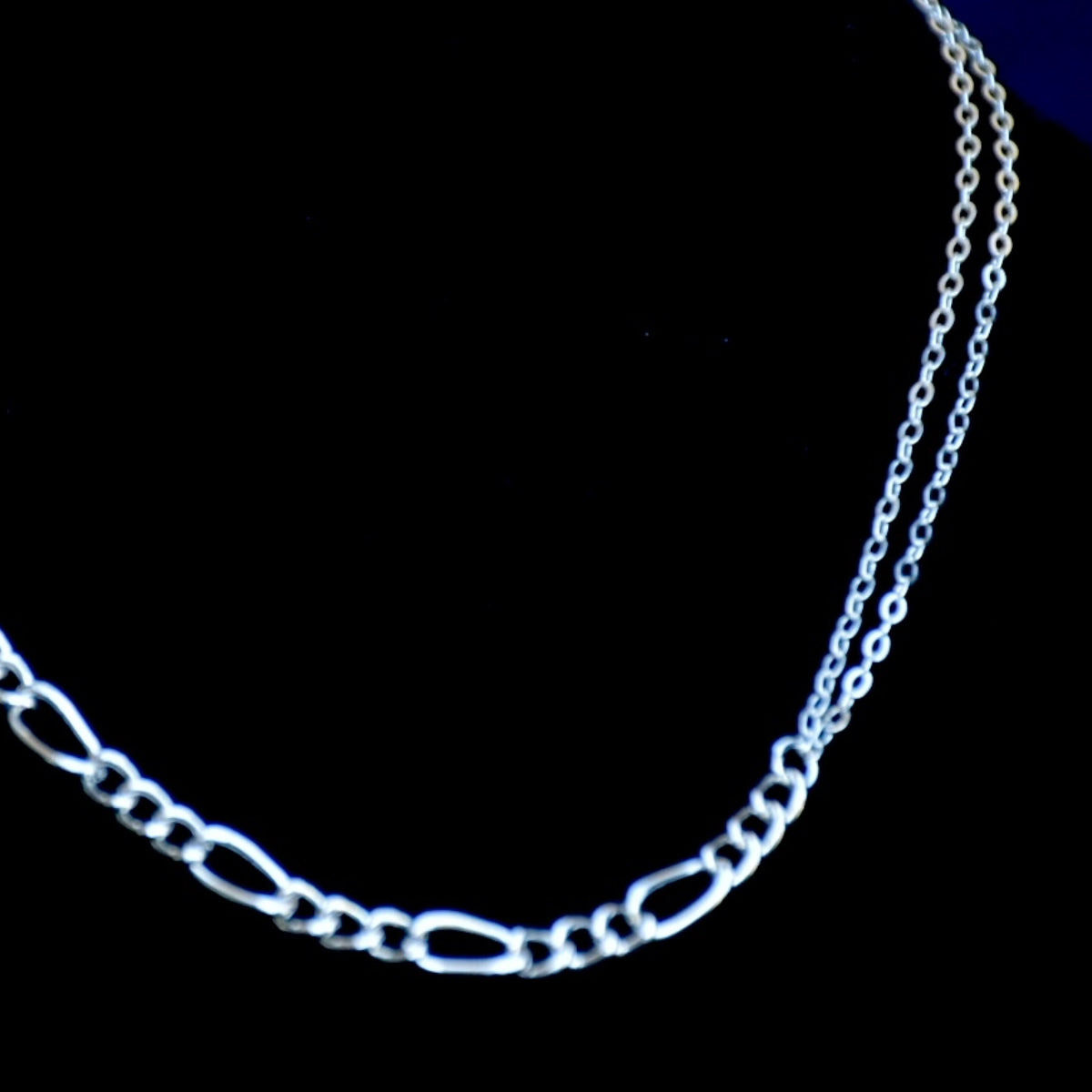 Asymmetric Figaro Stainless Steel Necklace