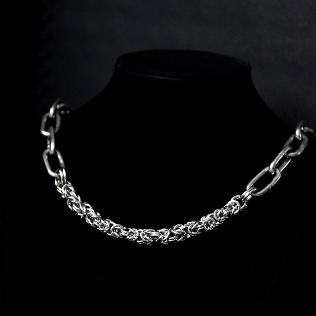 Chunky Chainmail Stainless Steel Necklace