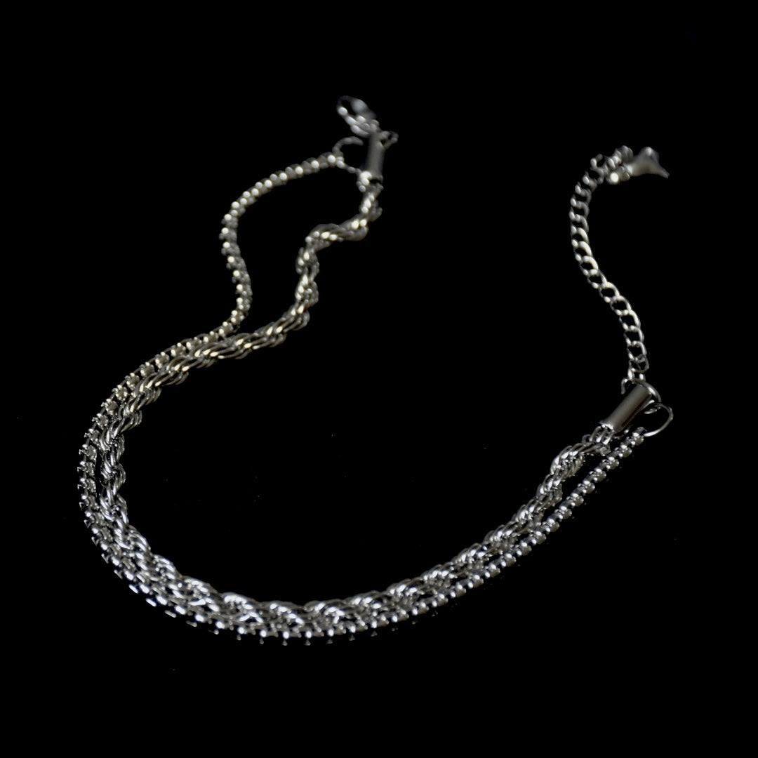 Spiga & Box Chain
Stainless Steel Bracelet