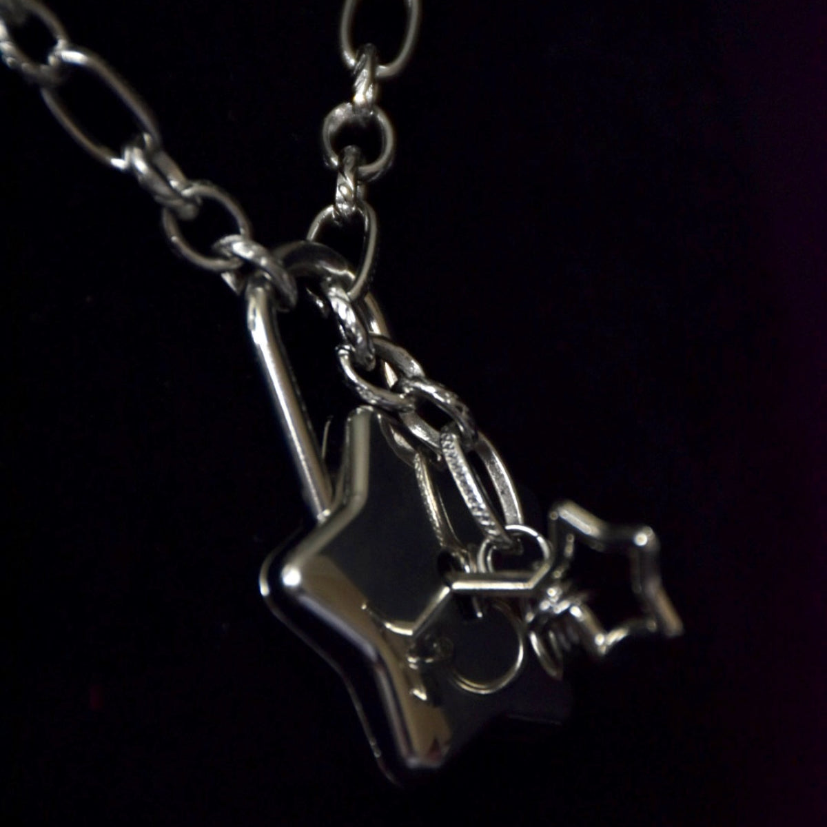 Under ☆ Lock & Key ☆ Stainless Steel Necklace
