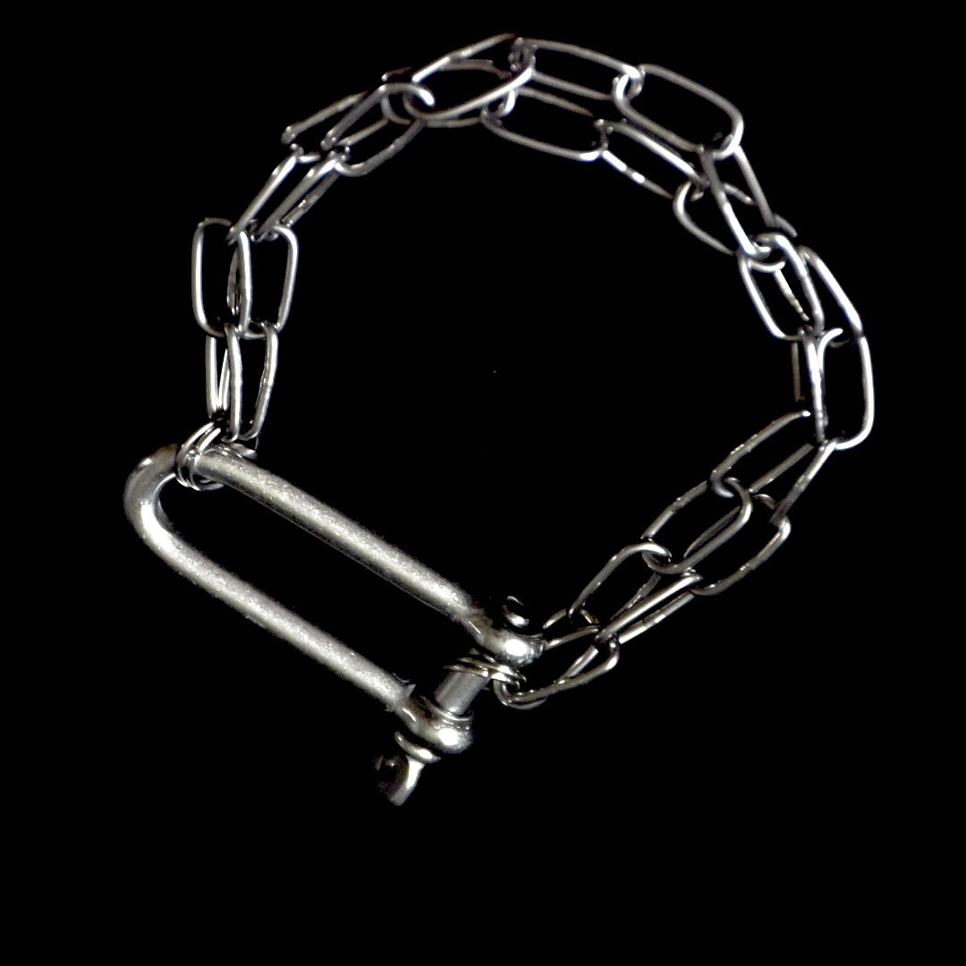 Screw-on Clip Chain Stainless Steel Bracelet