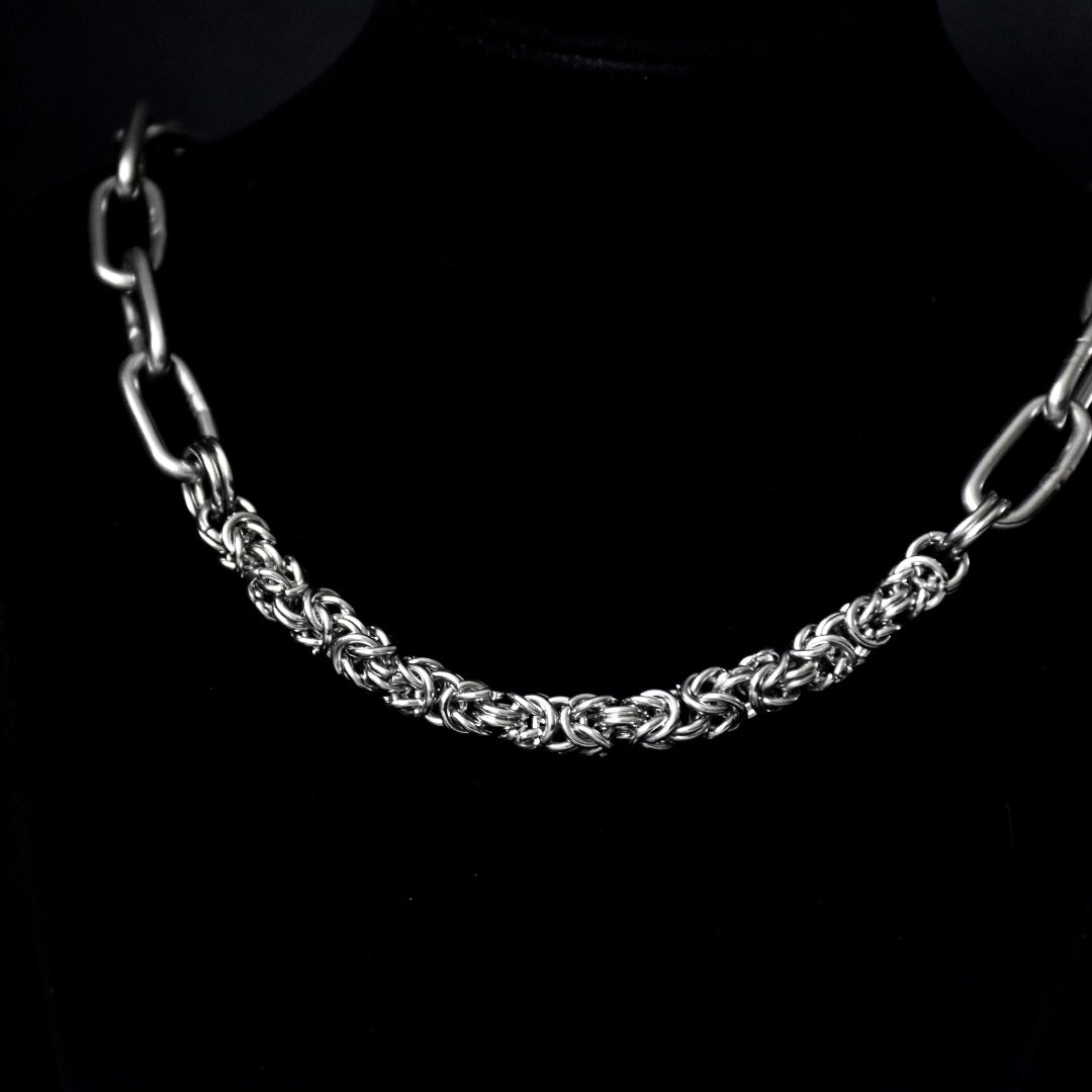 Chunky Chainmail Stainless Steel Necklace