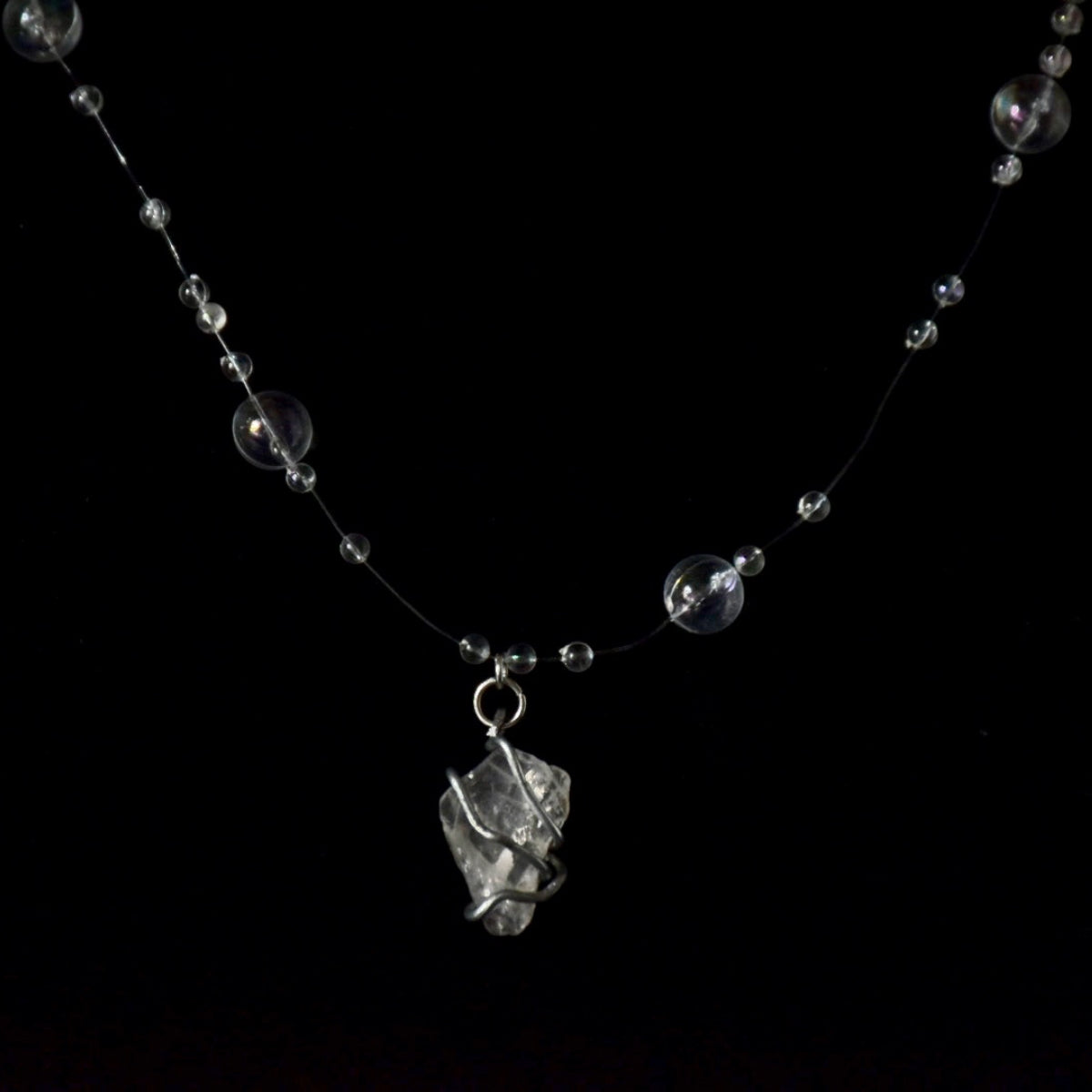 Clear Quartz Bubbles Choker