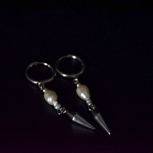 Freshwater Pearls Stainless Steel Earrings