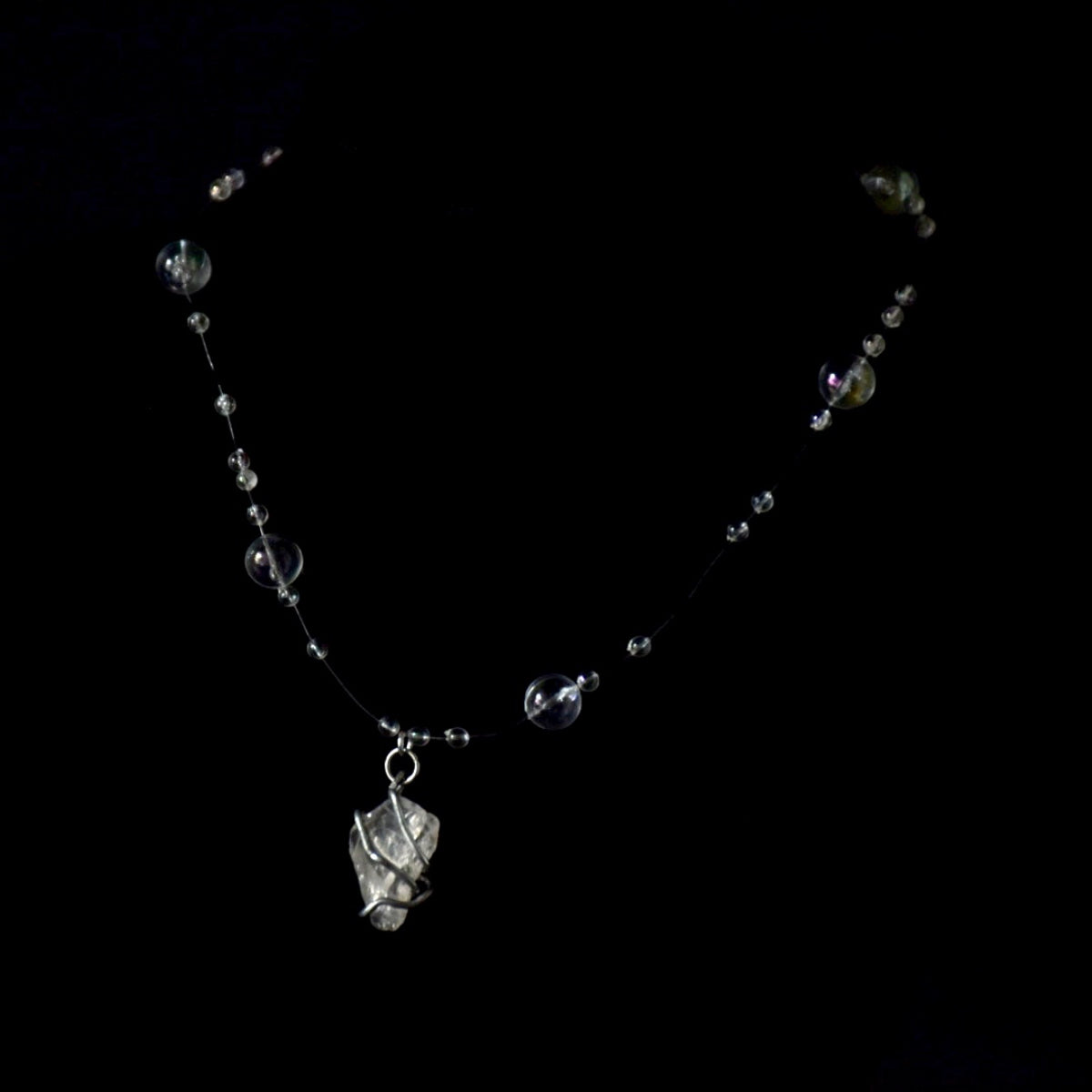 Clear Quartz Bubbles Choker