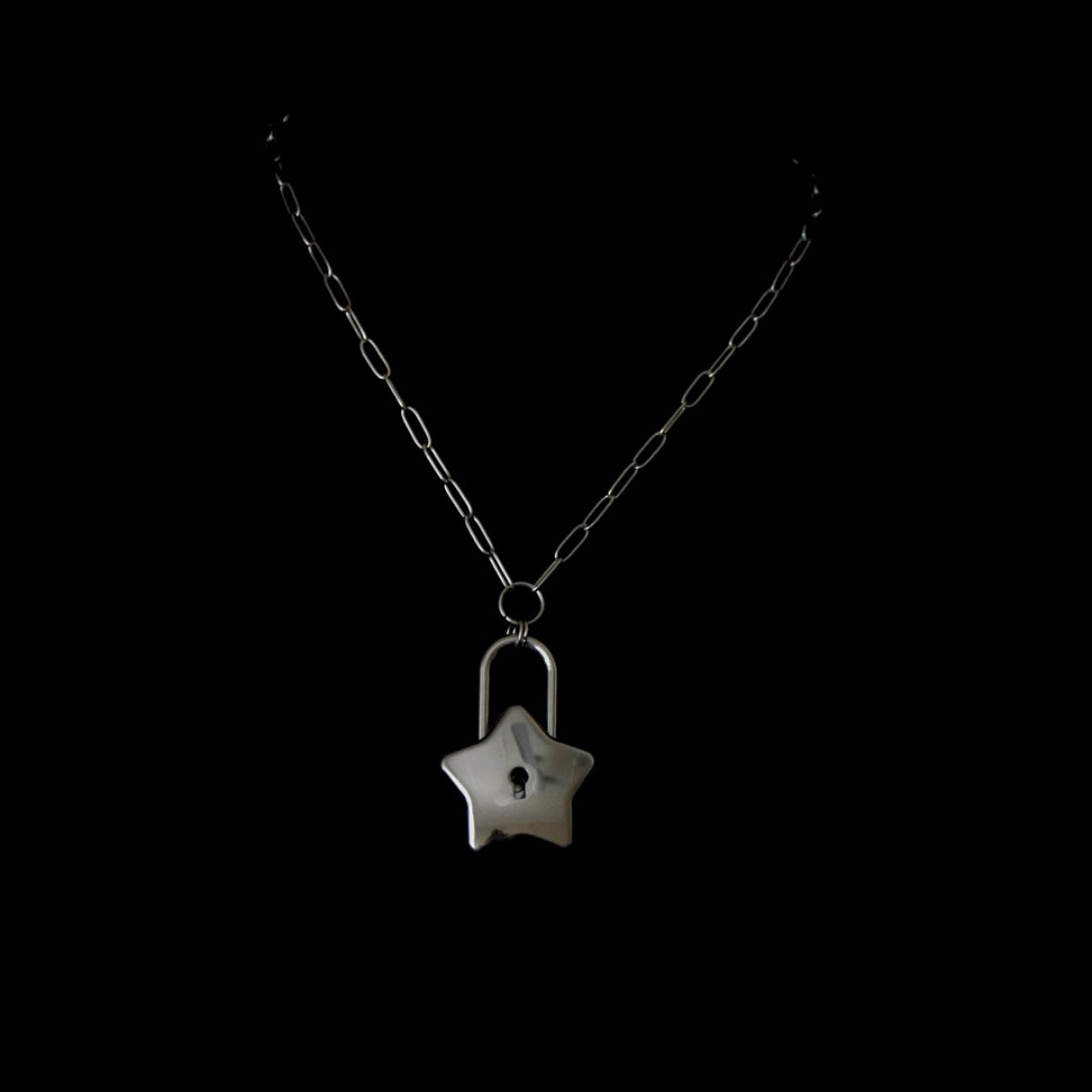 Under ☆ Lock & Key ☆ Stainless Steel Necklace