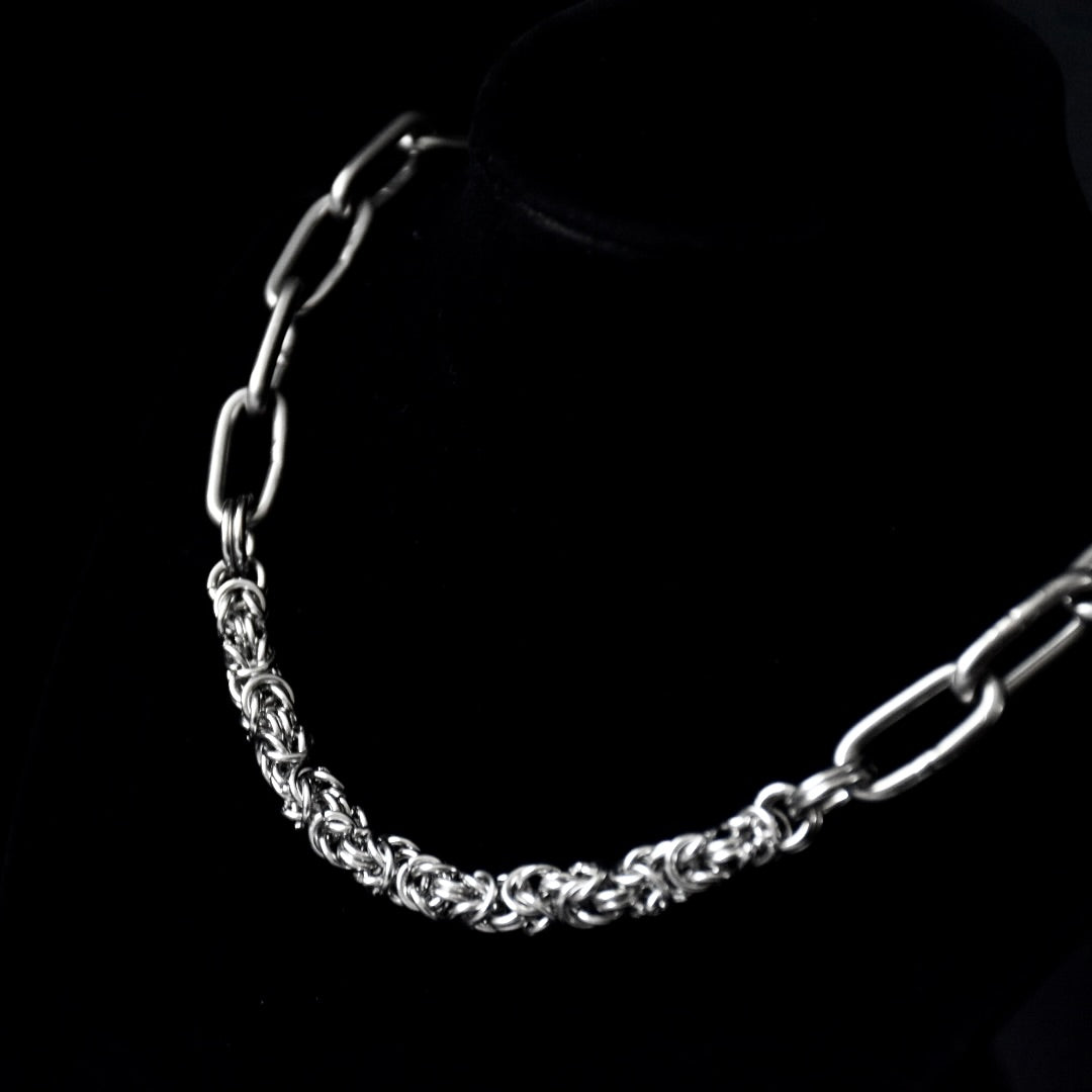 Chunky Chainmail Stainless Steel Necklace