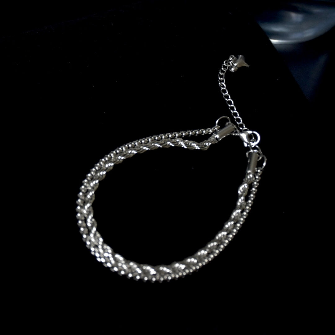 Spiga & Box Chain
Stainless Steel Bracelet