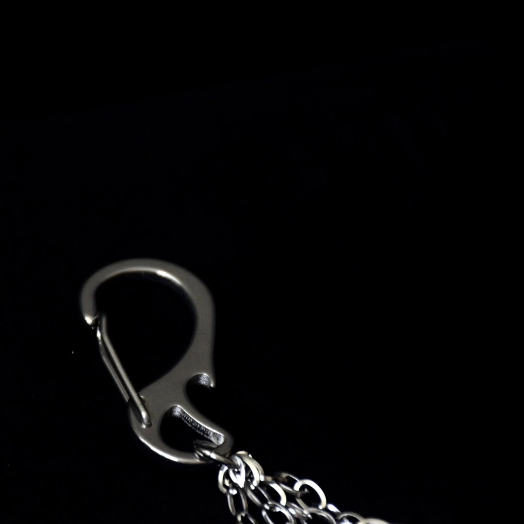 Flaming Chained Stainless Steel Bracelet