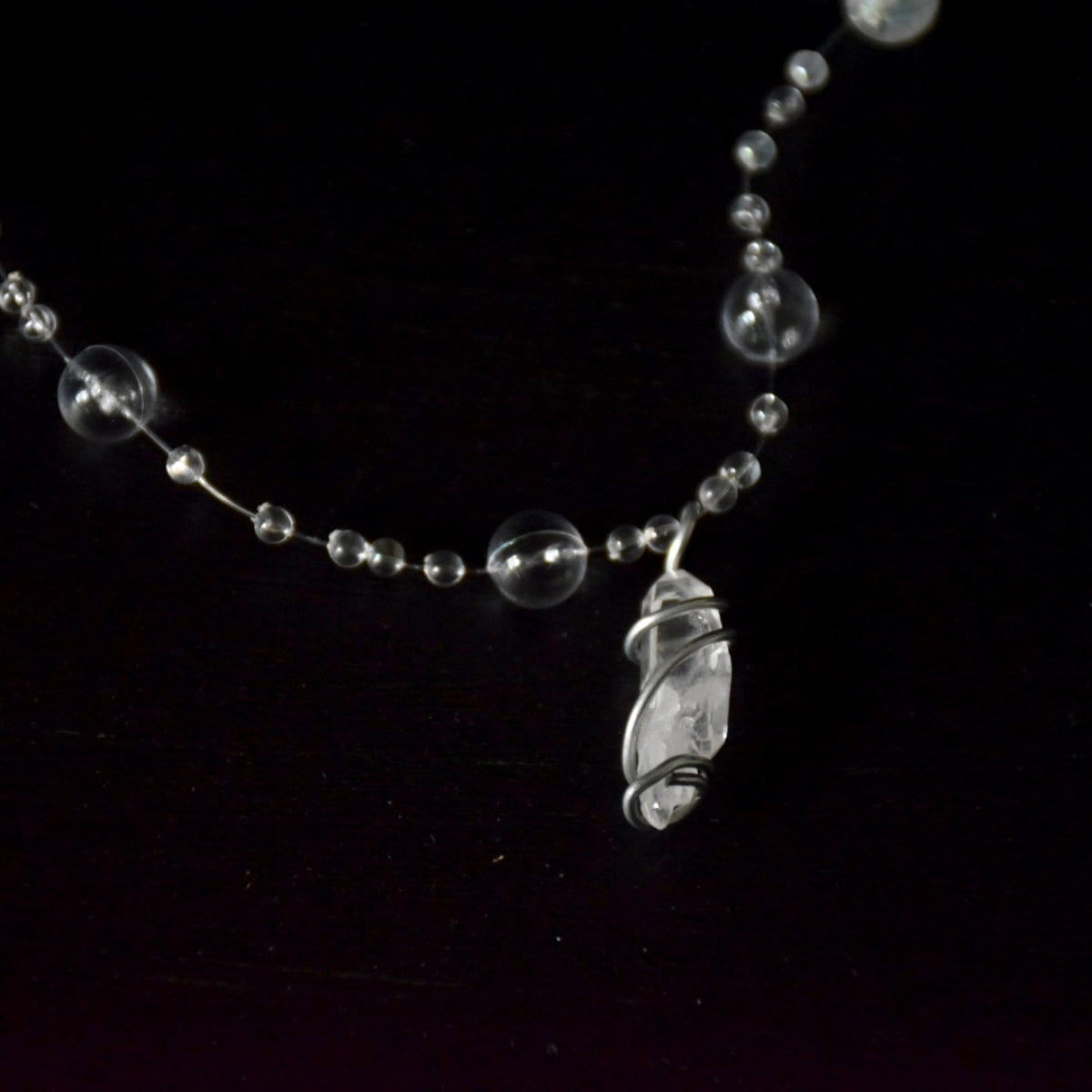 Clear Quartz Bubbles Bracelet