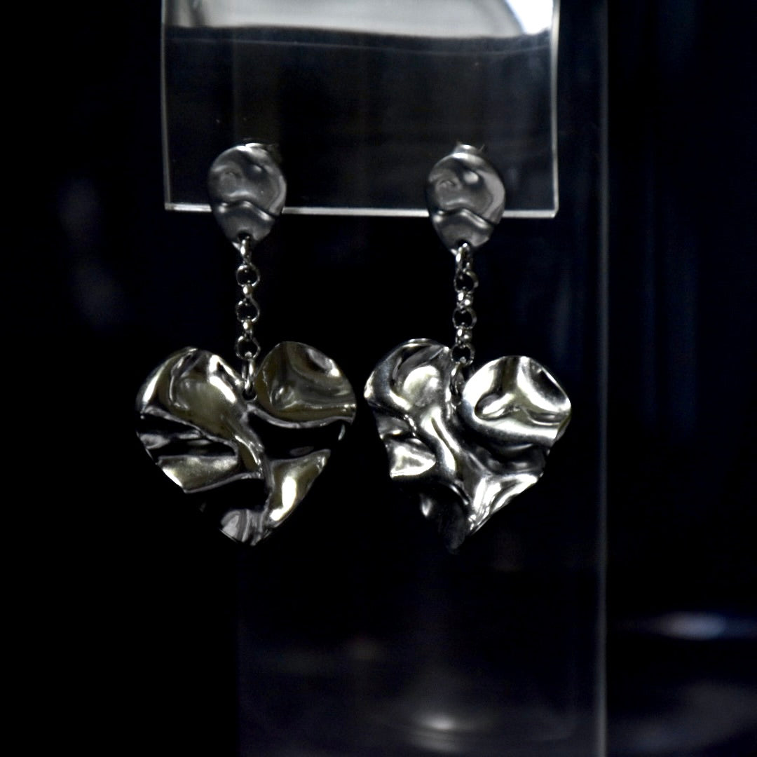 Heart Drop
Stainless Steel Earrings