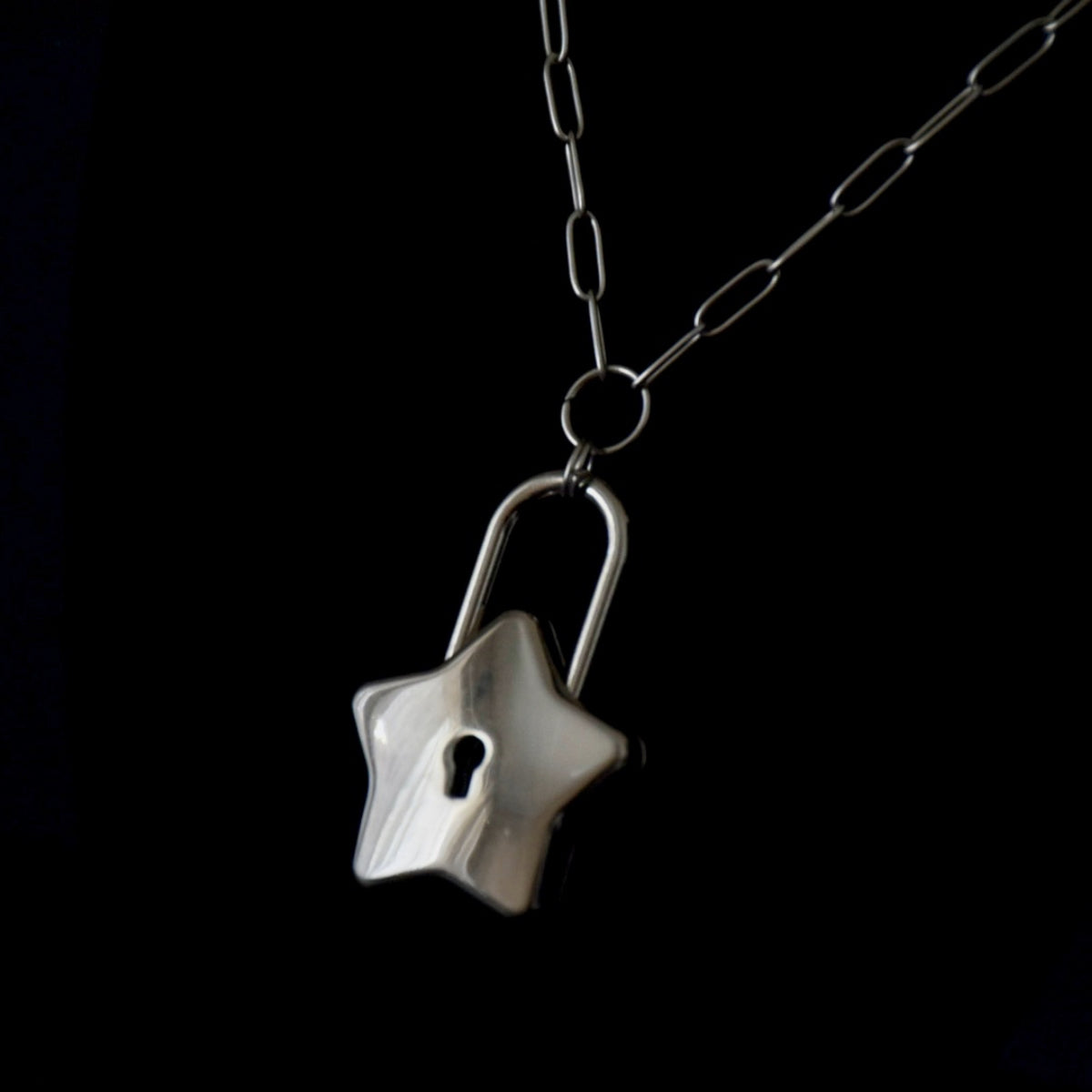 Under ☆ Lock & Key ☆ Stainless Steel Necklace