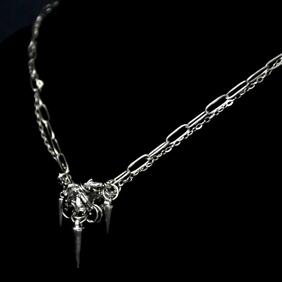 Thorn Links Stainless Steel Necklace