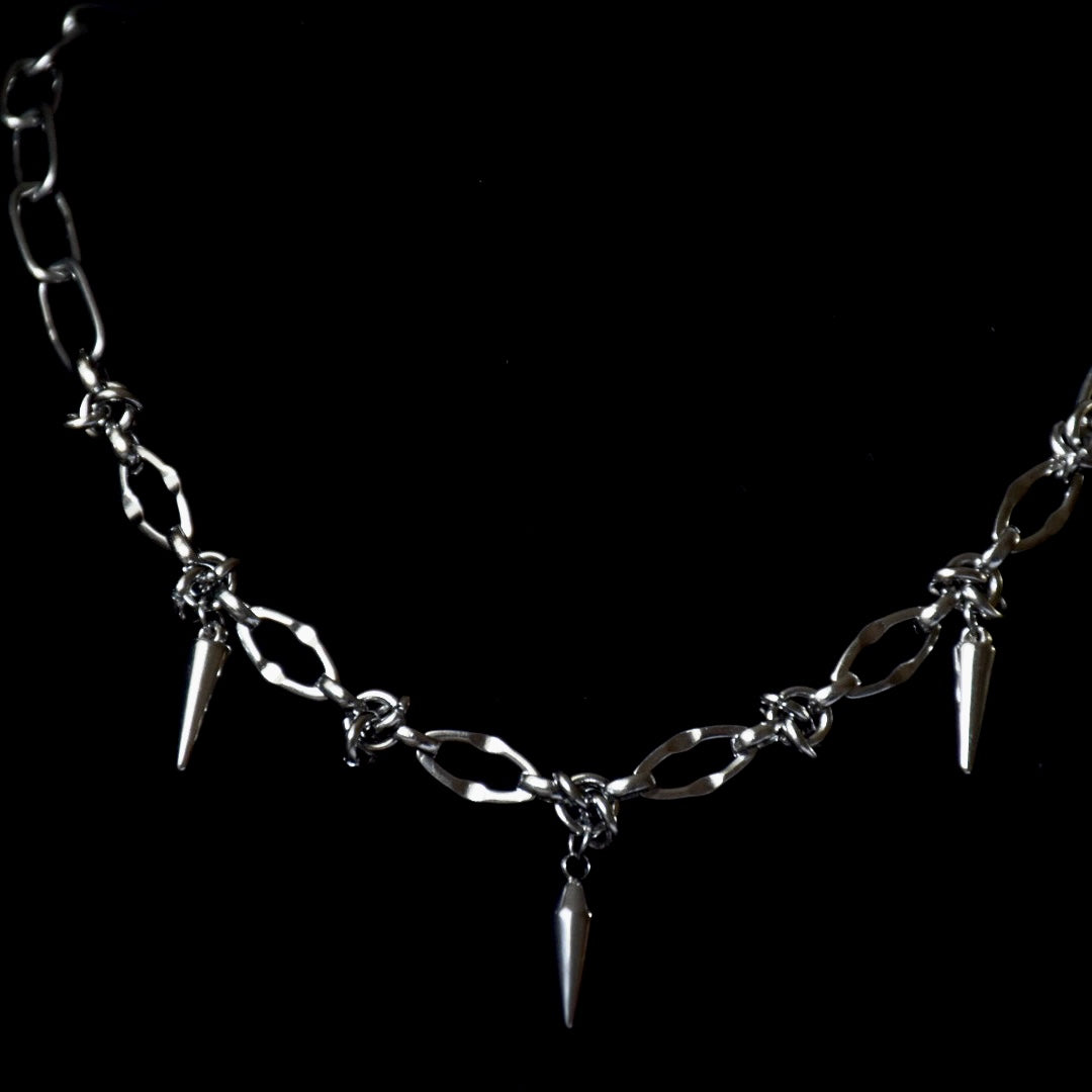 Spiked Barbed Chain
Stainless Steel Choker