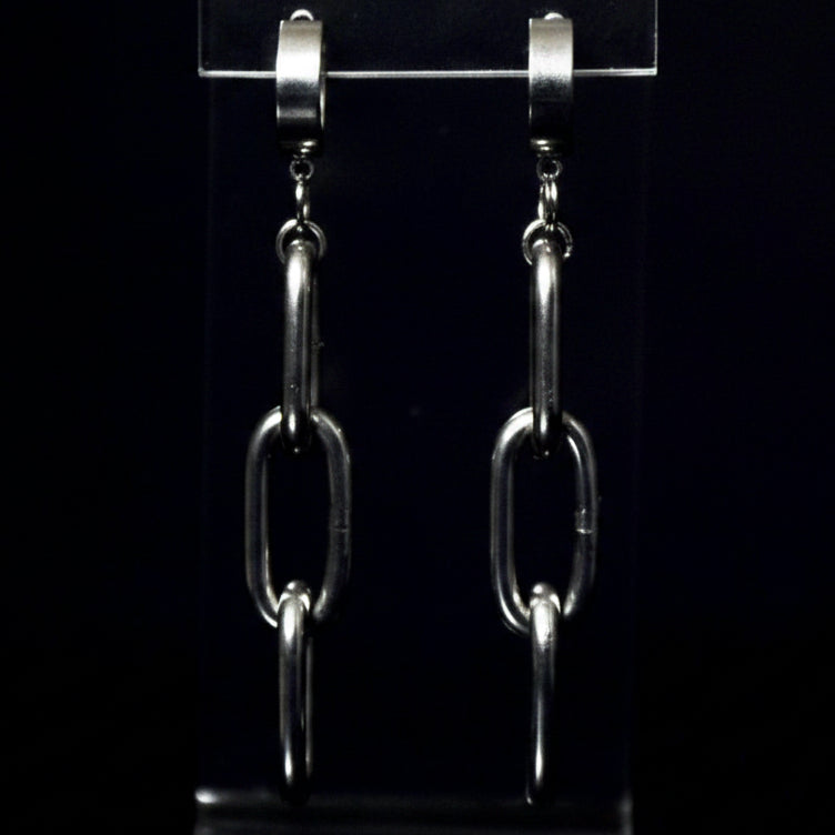 Chunky Chain Stainless Steel Earrings