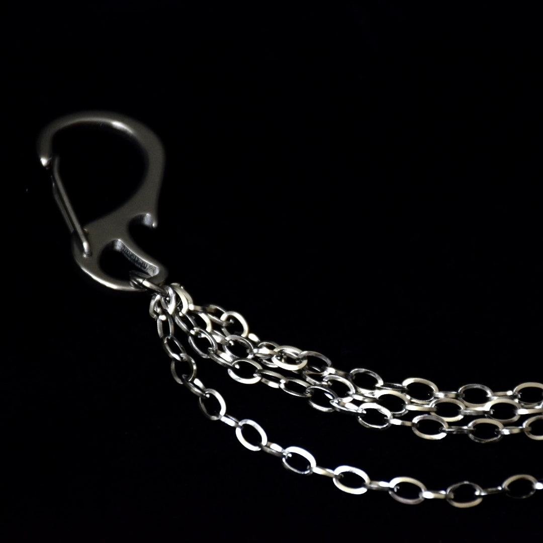Flaming Chained Stainless Steel Bracelet