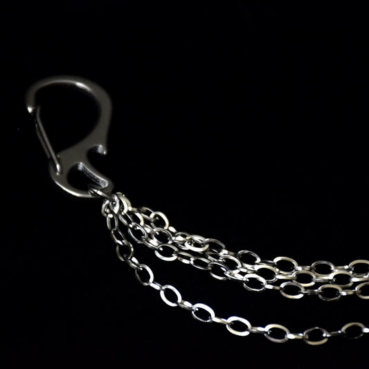 Flaming Chained Stainless Steel Bracelet