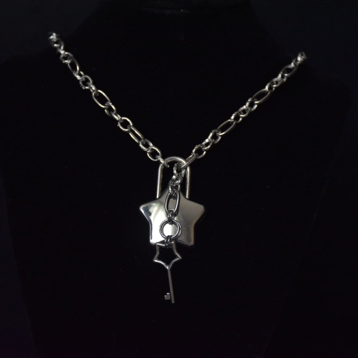 Under ☆ Lock & Key ☆ Stainless Steel Necklace