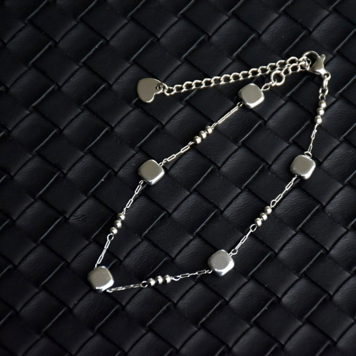 Box Bead Stainless Steel Braclet