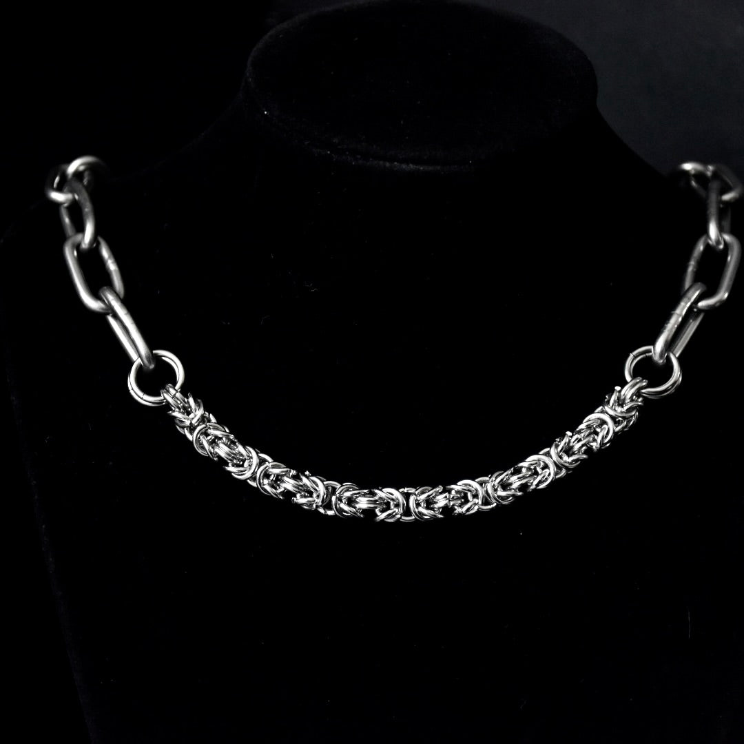 Chunky Chainmail Stainless Steel Necklace