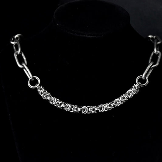 Chunky Chainmail Stainless Steel Necklace