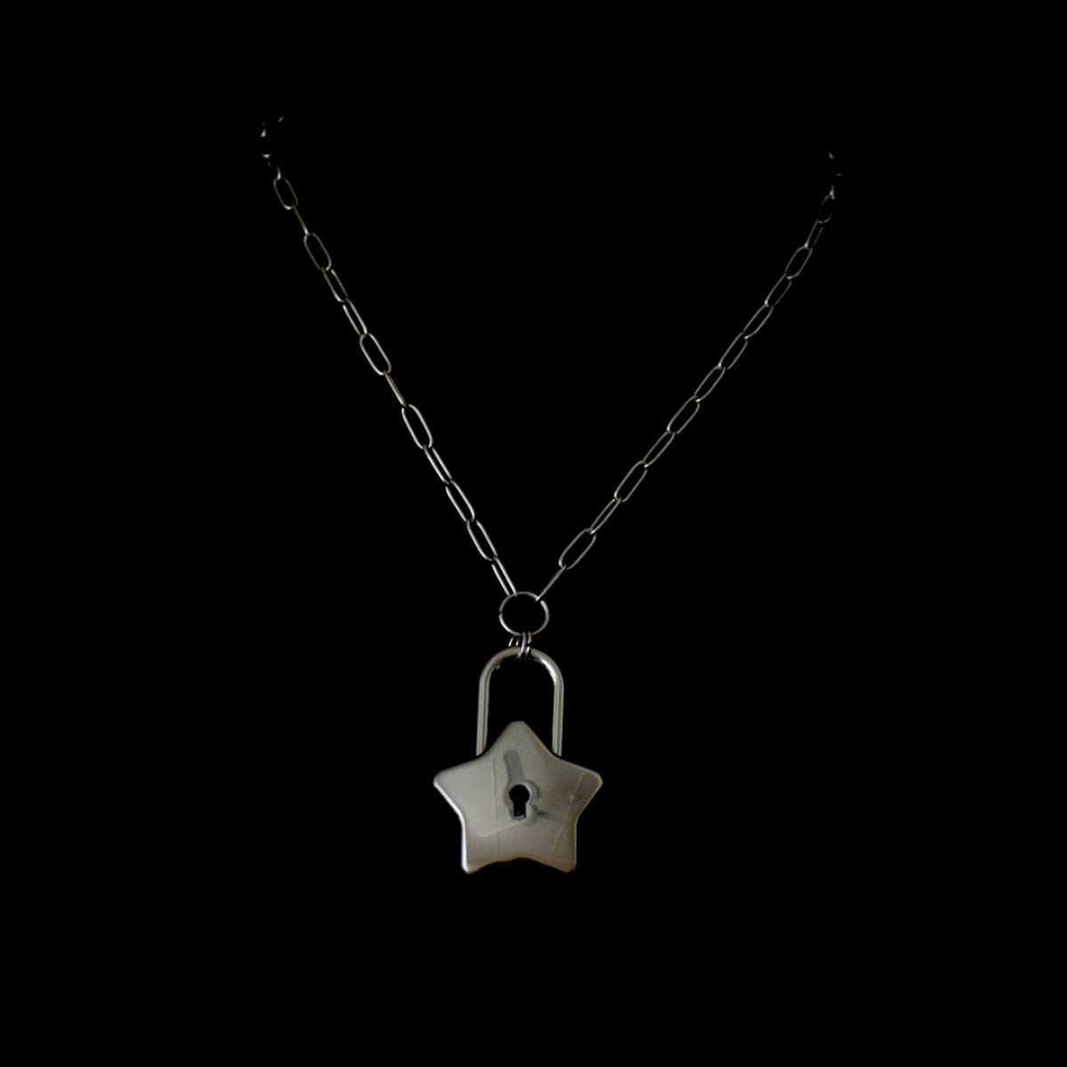 Under ☆ Lock & Key ☆ Stainless Steel Necklace