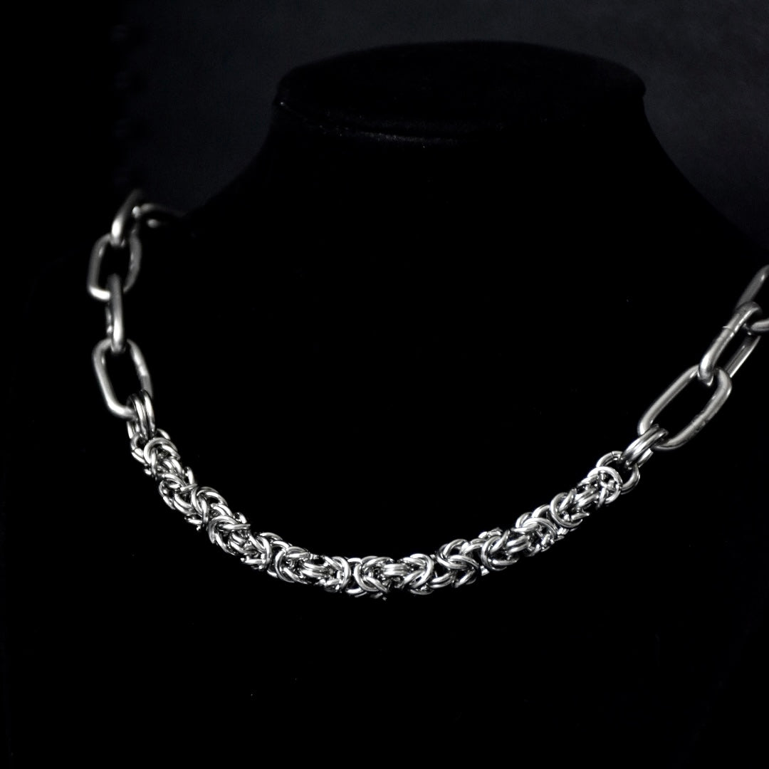 Chunky Chainmail Stainless Steel Necklace