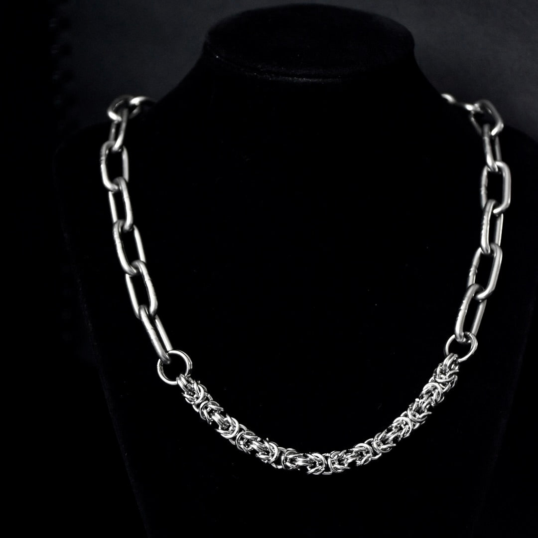 Chunky Chainmail Stainless Steel Necklace