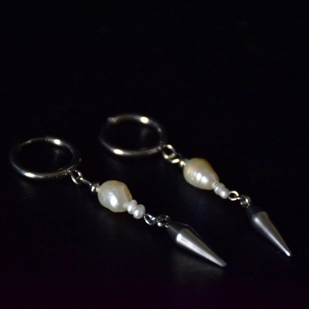 Freshwater Pearls Stainless Steel Earrings