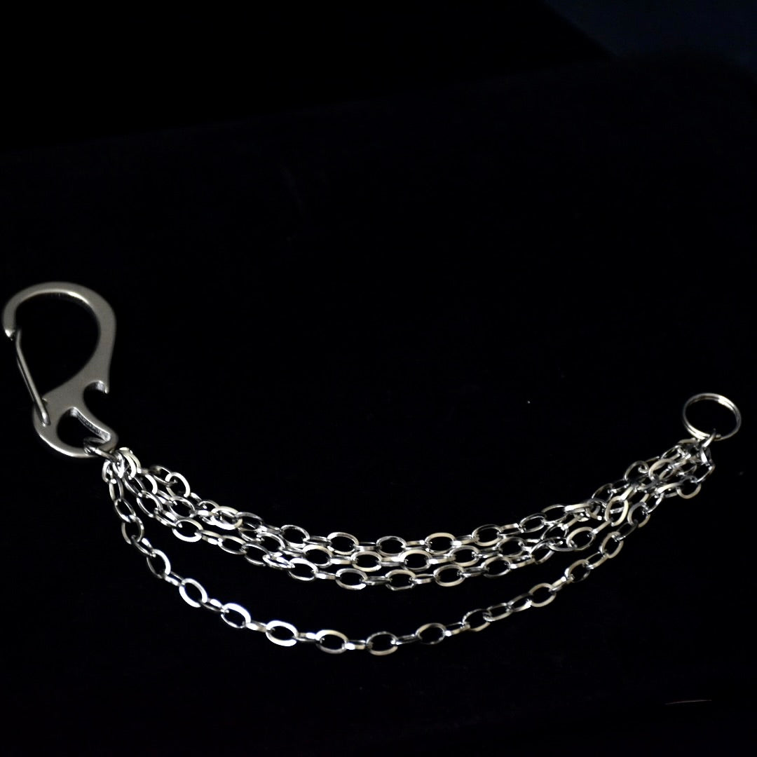 Flaming Chained Stainless Steel Bracelet