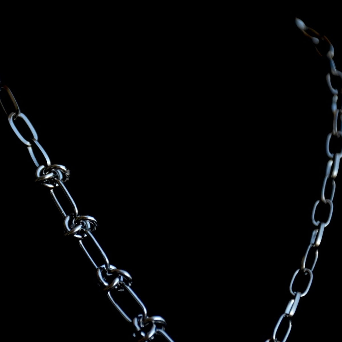 Fractured Heart Stainless Steel Necklace