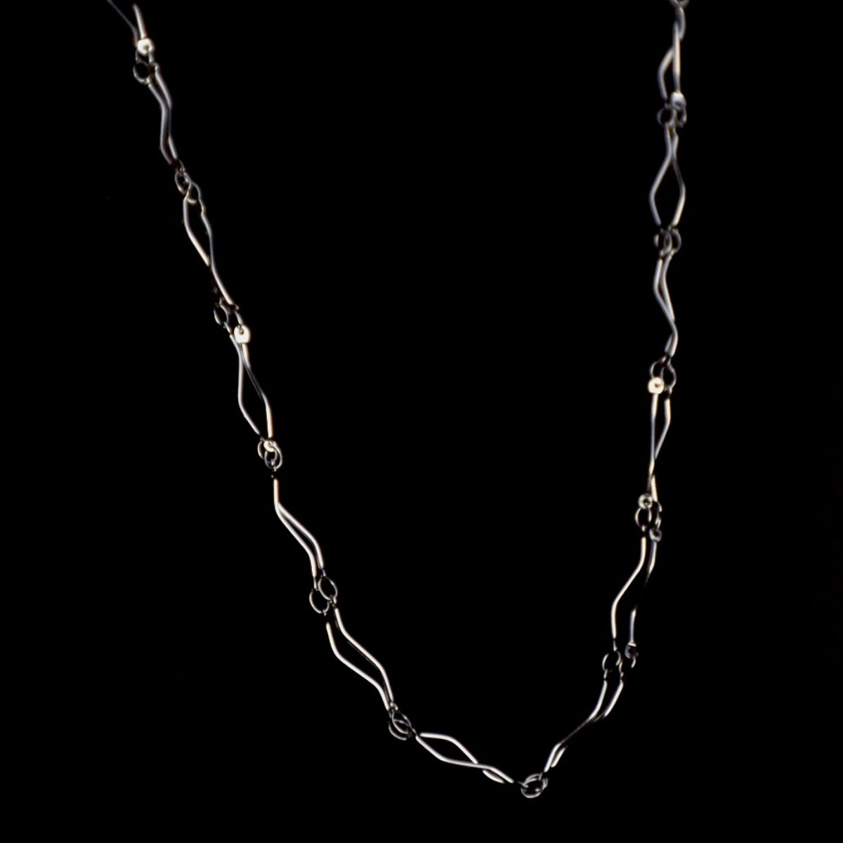 Thread-Through Wave Versatile Stainless Steel Chain