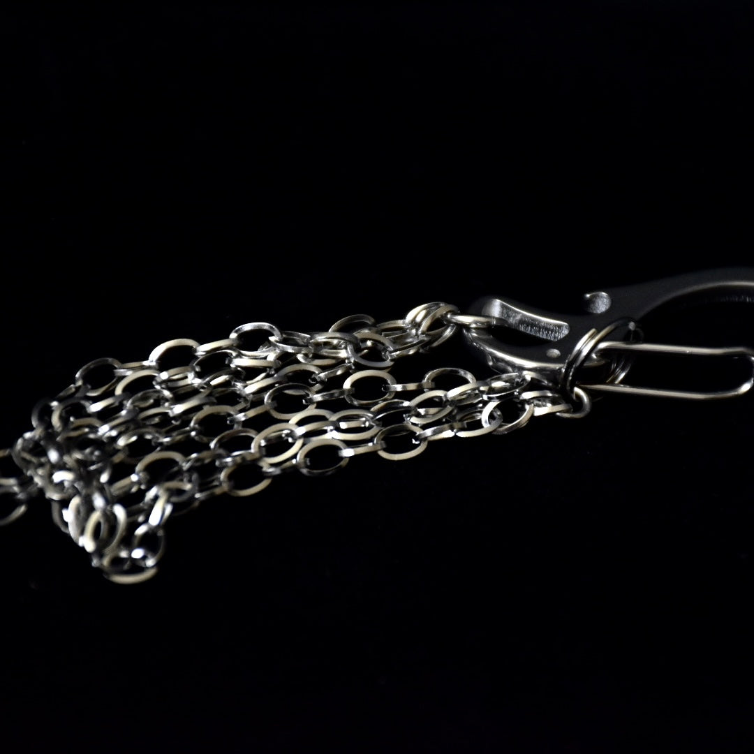 Flaming Chained Stainless Steel Bracelet