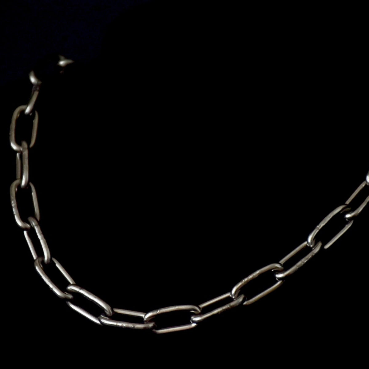 Flaming Carabiner Chain Stainless Steel Choker