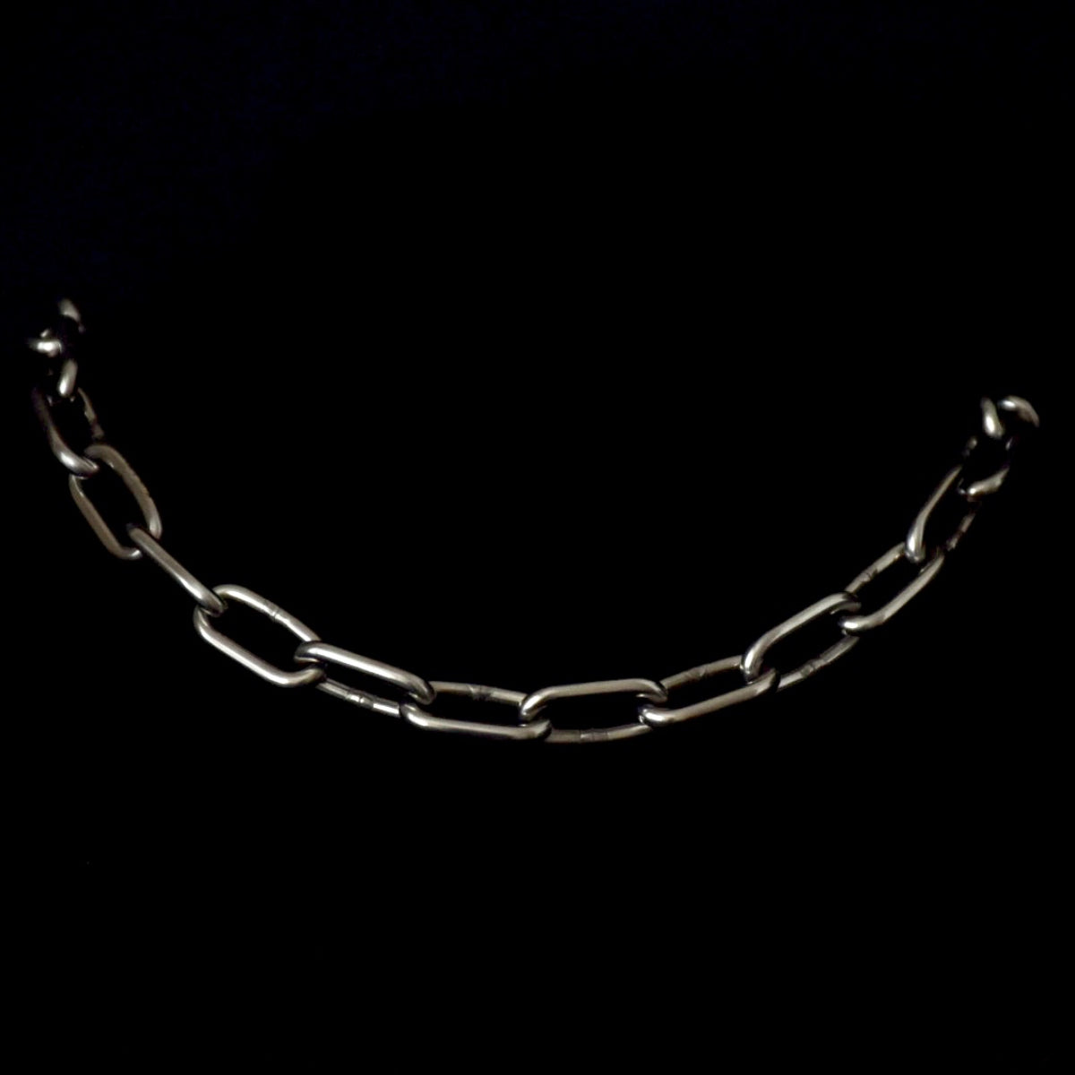 Flaming Carabiner Chain Stainless Steel Choker