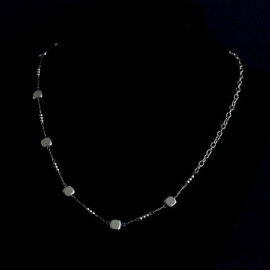 Asymptomatic Two Chain Stainless Steel Choker