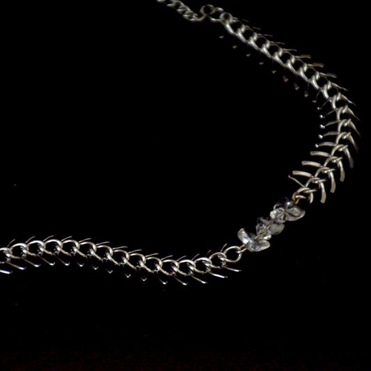 Clear Quartz Spinal Bracelet