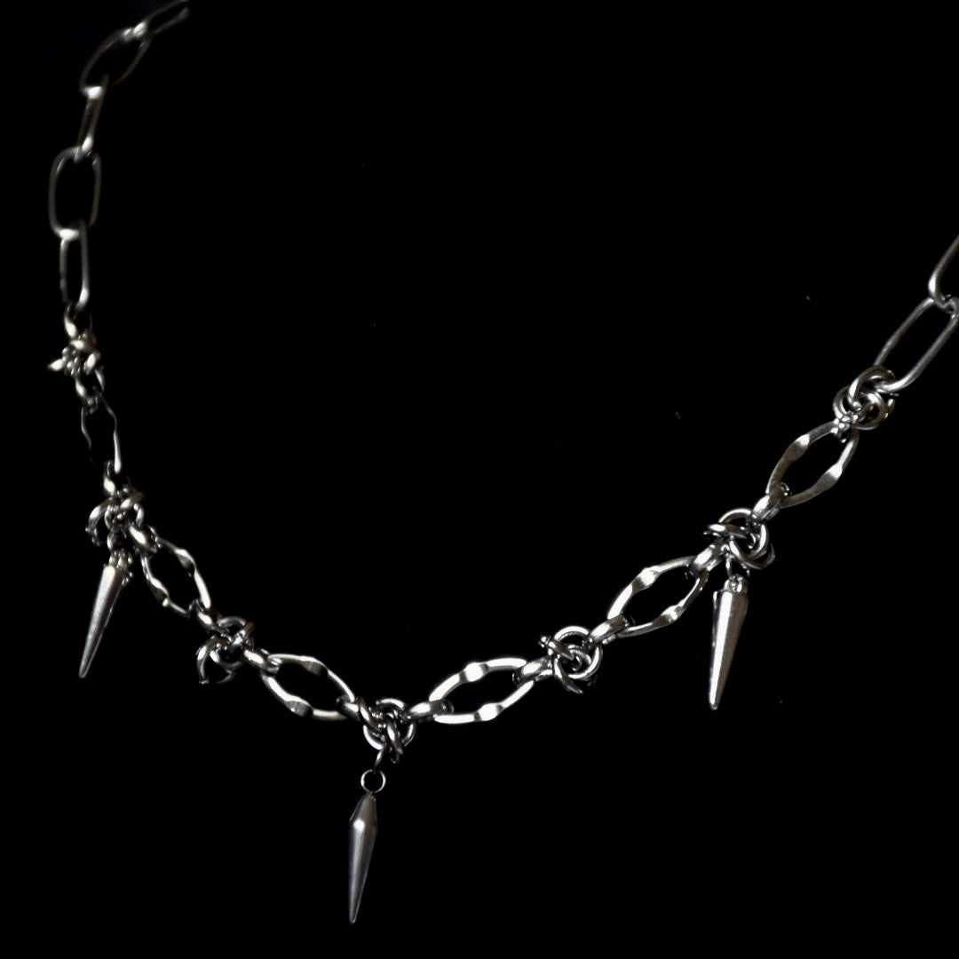 Spiked Barbed Chain
Stainless Steel Choker