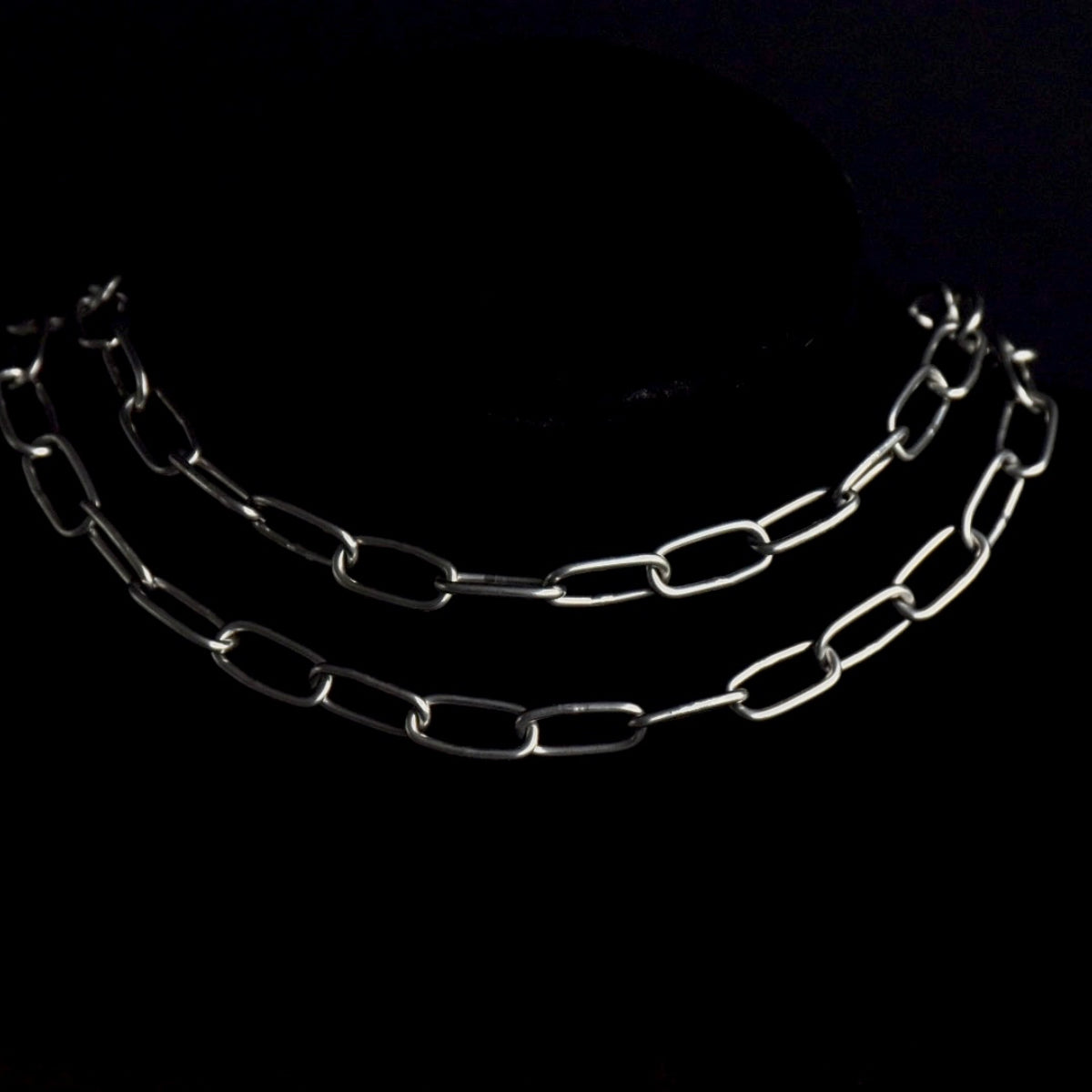 Double Chain Stainless Steel Choker