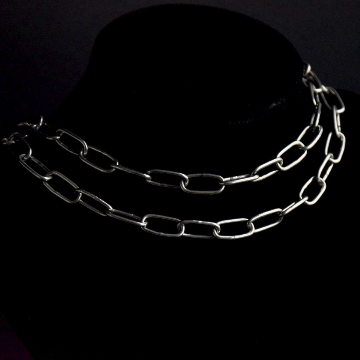 Double Chain Stainless Steel Choker
