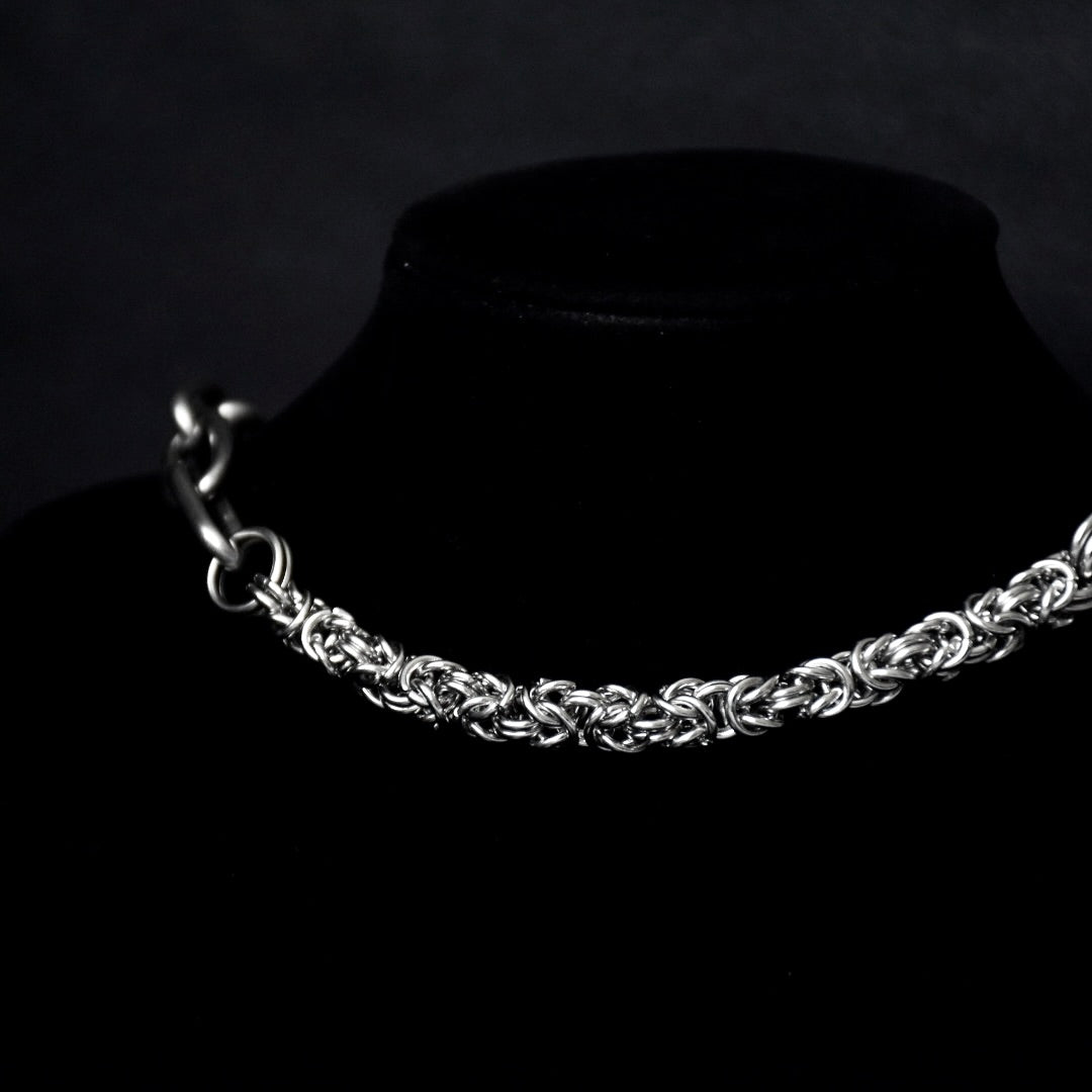 Chunky Chainmail Stainless Steel Necklace