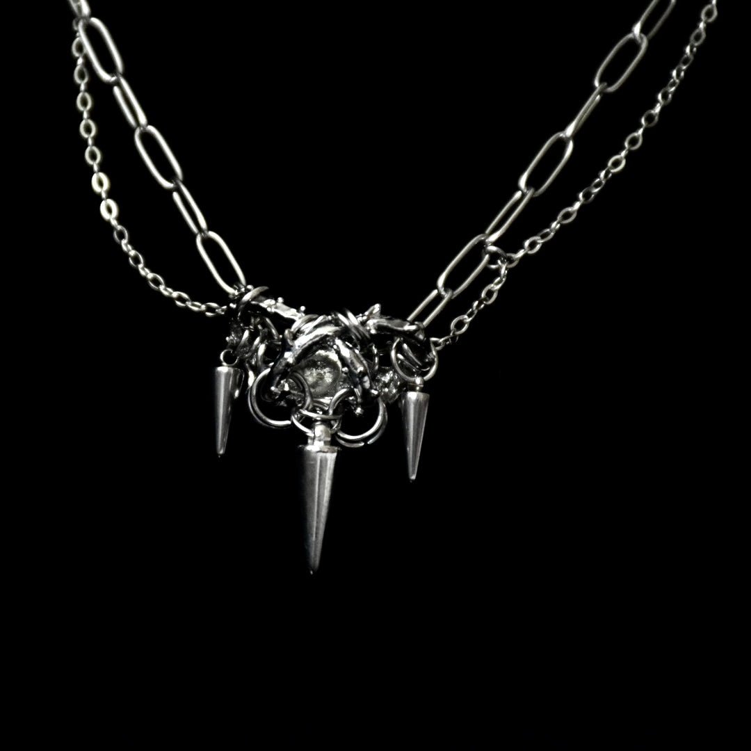 Thorn Links Stainless Steel Necklace
